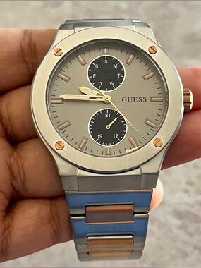 Guess Men's Multi-Function Two-Tone Stainless-Steel Watch